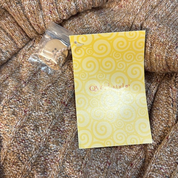 Modern Soul NWT QVC Cable Knit Acrylic Blend Speckled Long Women’s S Cardigan - Picture 8 of 8